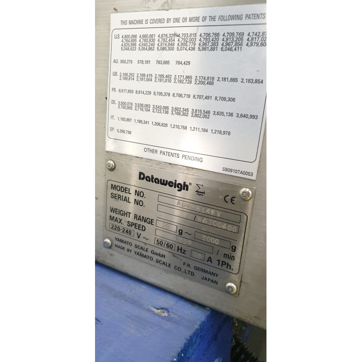 Yamato Dataweigh Sigma ADW-514SV Multihead Weigher