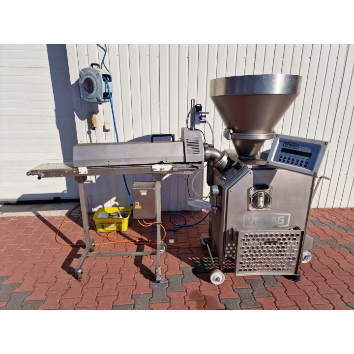 Nadziewarka próżniowa VEMAG R 500 | 2004 | 5,7 kW | z przenośnikiem