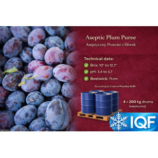 Plum Puree – 200 kg Drums | Poland